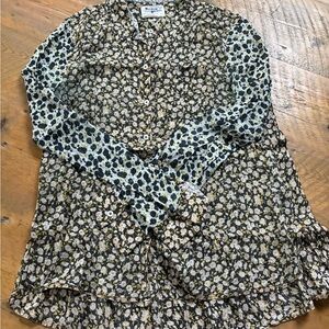 Holding Horses Floral Patterned Blouse